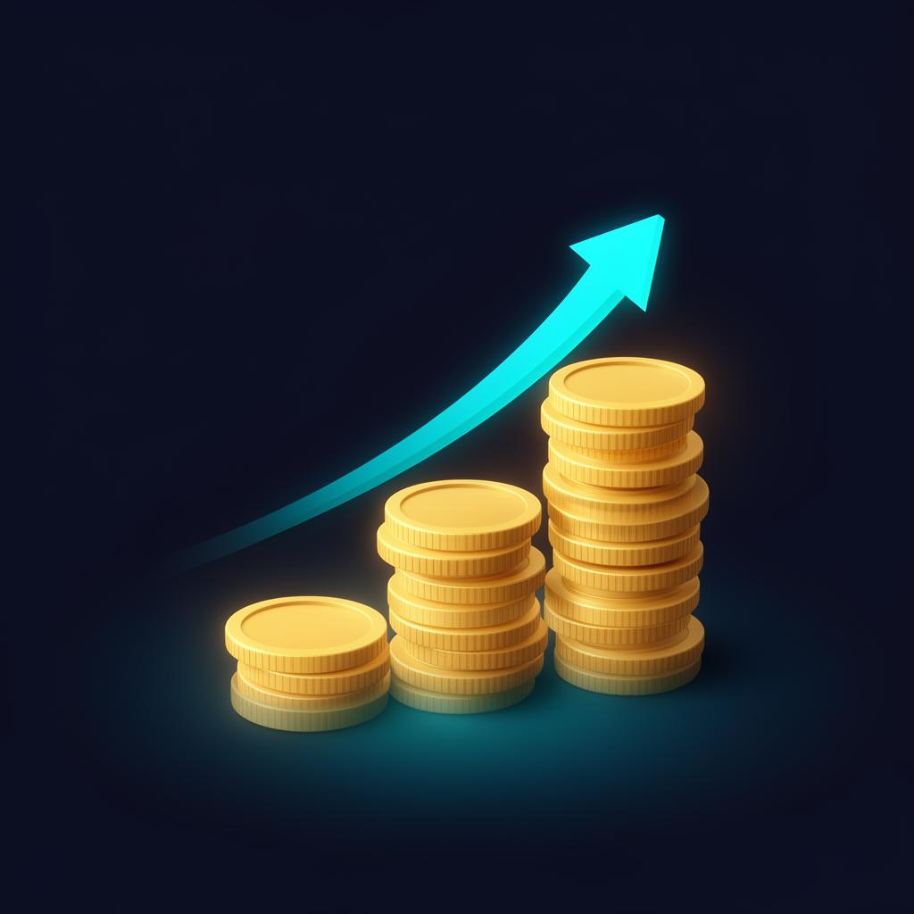 Affiliate earnings growth illustration